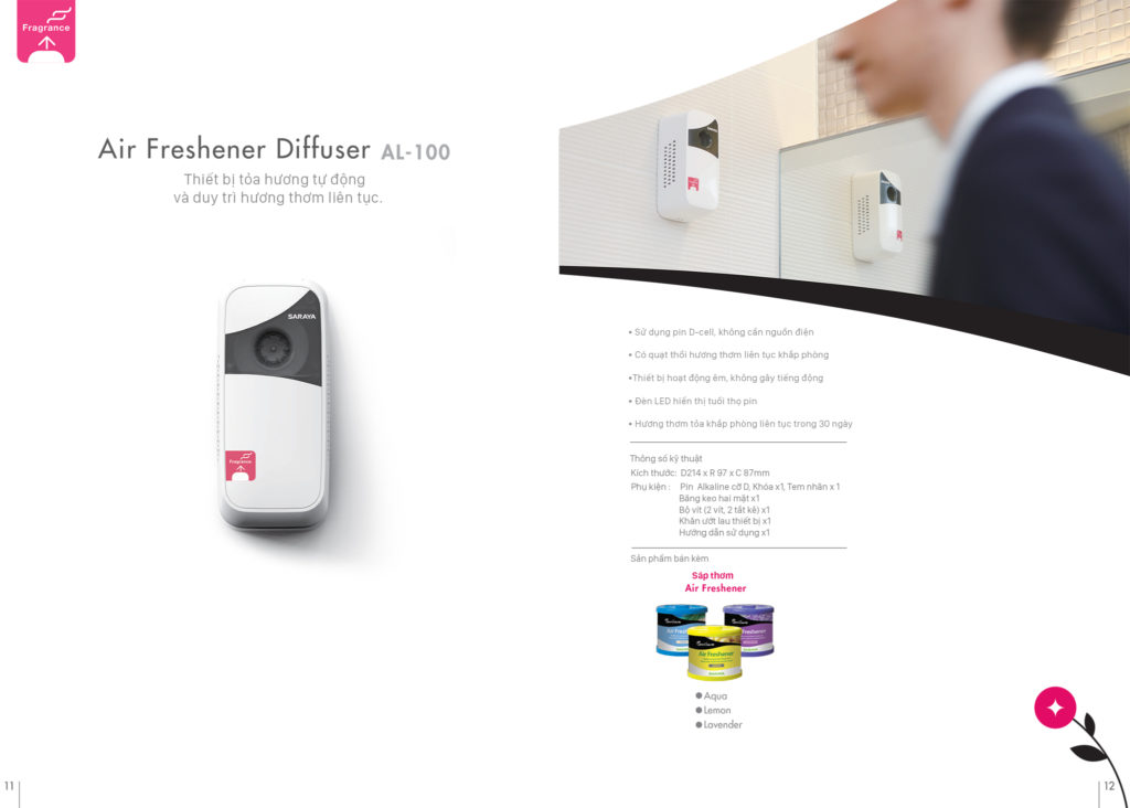 Thiết Bị Khử Mùi Tự Động Air Freshener Diffuser AL-100